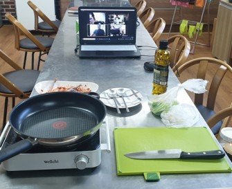 [직업지원팀] 직업적응훈련 온택트 요리활동(스팸참치김치볶음밥)